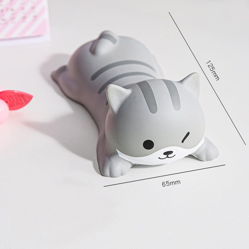 Cute Animal Memory Foam Wrist Pillow featuring a cheeky pig - Perfect Soft Support for Work & Play, 12.5x6cm
