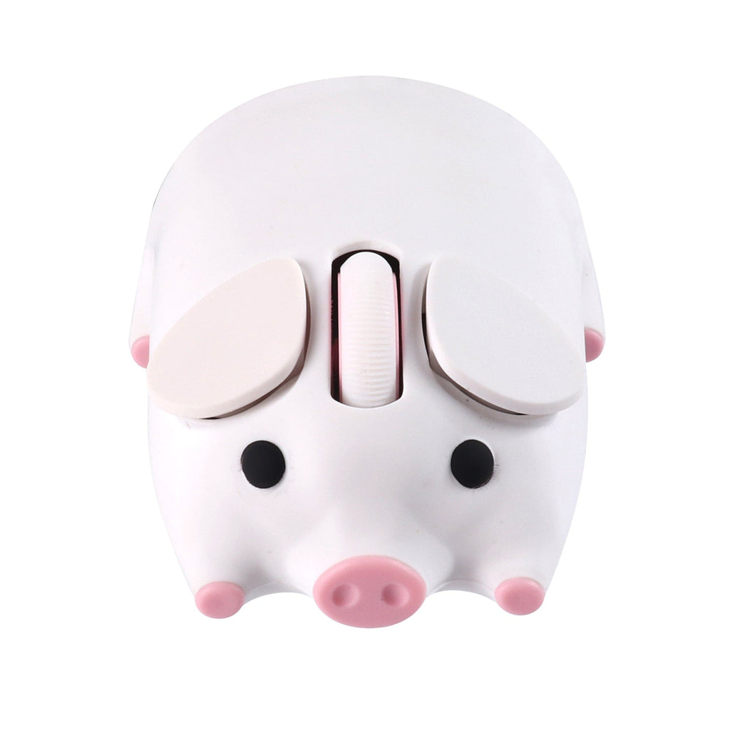 Cute wireless piglet computer mouse with USB dongle stored in its belly, making it a playful addition to your workspace.
