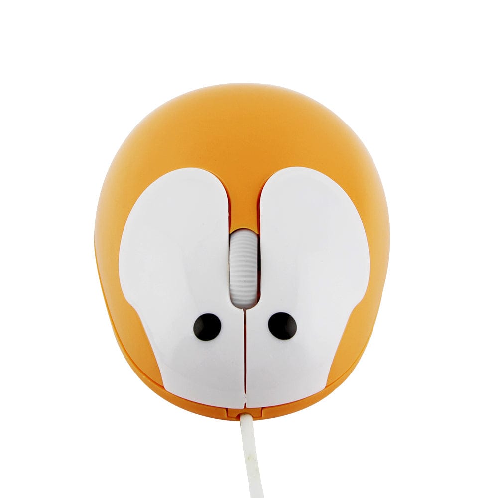 Colorful Wired Bunny Computer Mouse in use, highlighting its unique bunny design and ergonomic features for ease of use.