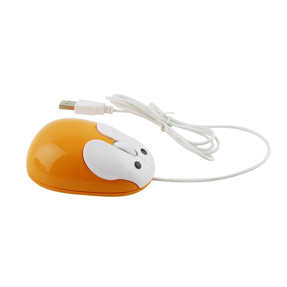 Bunny-themed Wired Computer Mouse showcasing a standard size and comfortable hand orientation, perfect for home or office use.