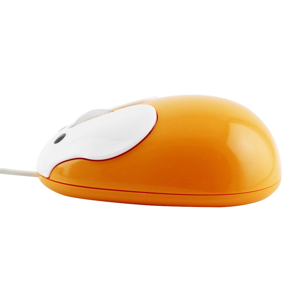Ergonomic Wired Bunny Computer Mouse close-up, featuring an optical tracking system and playful bunny design.