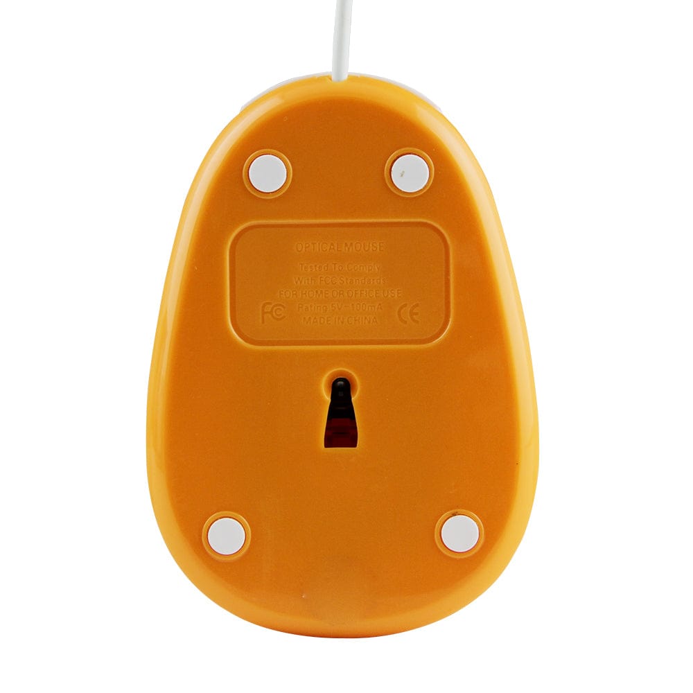 Wired Bunny Computer Mouse with Ergonomic Design - Compatible with Windows, Mac, Chromebook, showing a cute bunny design and USB connection.