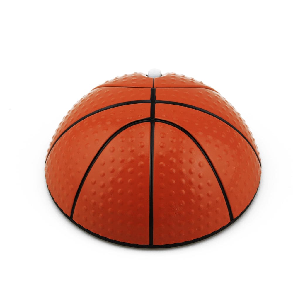 Fun Wireless Basketball Computer Mouse in action, perfect for sports fans at work or home.