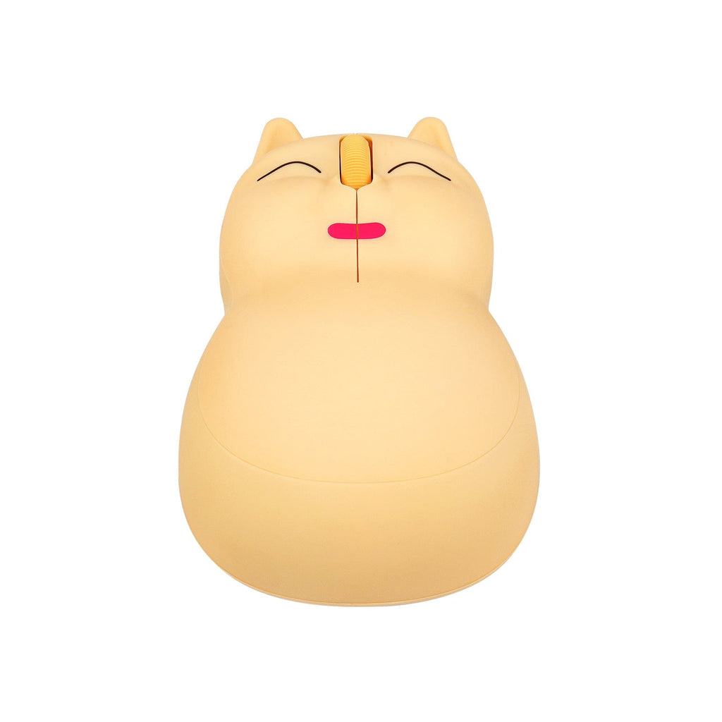 User-friendly Wireless Cat-Shaped Computer Mouse with USB receiver and optical tracking, perfect for pet enthusiasts.