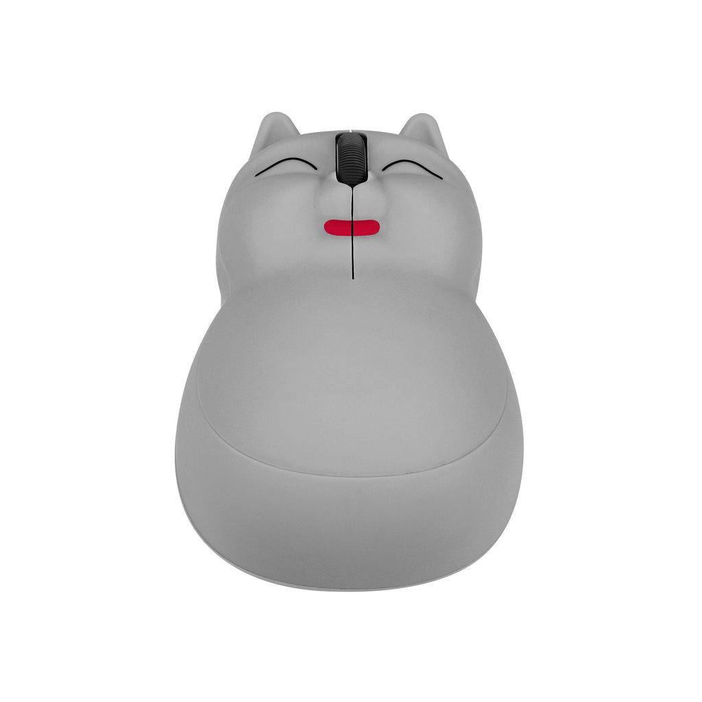 Close-up of the Wireless Cat-Shaped Computer Mouse, highlighting ergonomic design and 2.4GHz wireless technology.