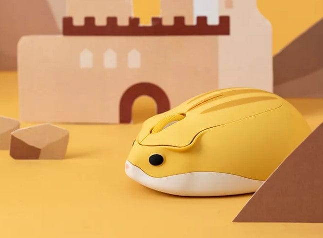 The Adorable Wireless Hamster Computer Mouse for Windows, Mac, Linux & Chromebook - battery included, providing a fun and quirky addition to any desktop setup.