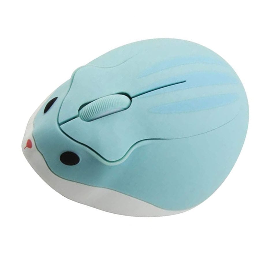Cute wireless hamster mouse for Windows, Mac, Linux, and Chromebook - Battery Included, with ergonomic design for comfortable use.