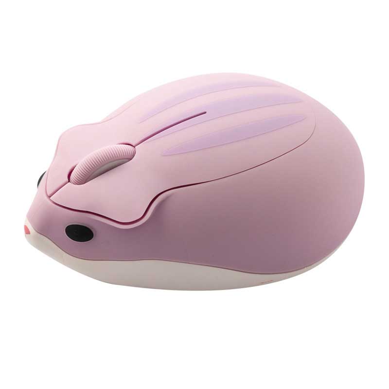 Adorable Wireless Hamster Computer Mouse for Windows, Mac, Linux & Chromebook - Battery Included displayed with its packaging, perfect as a gift.