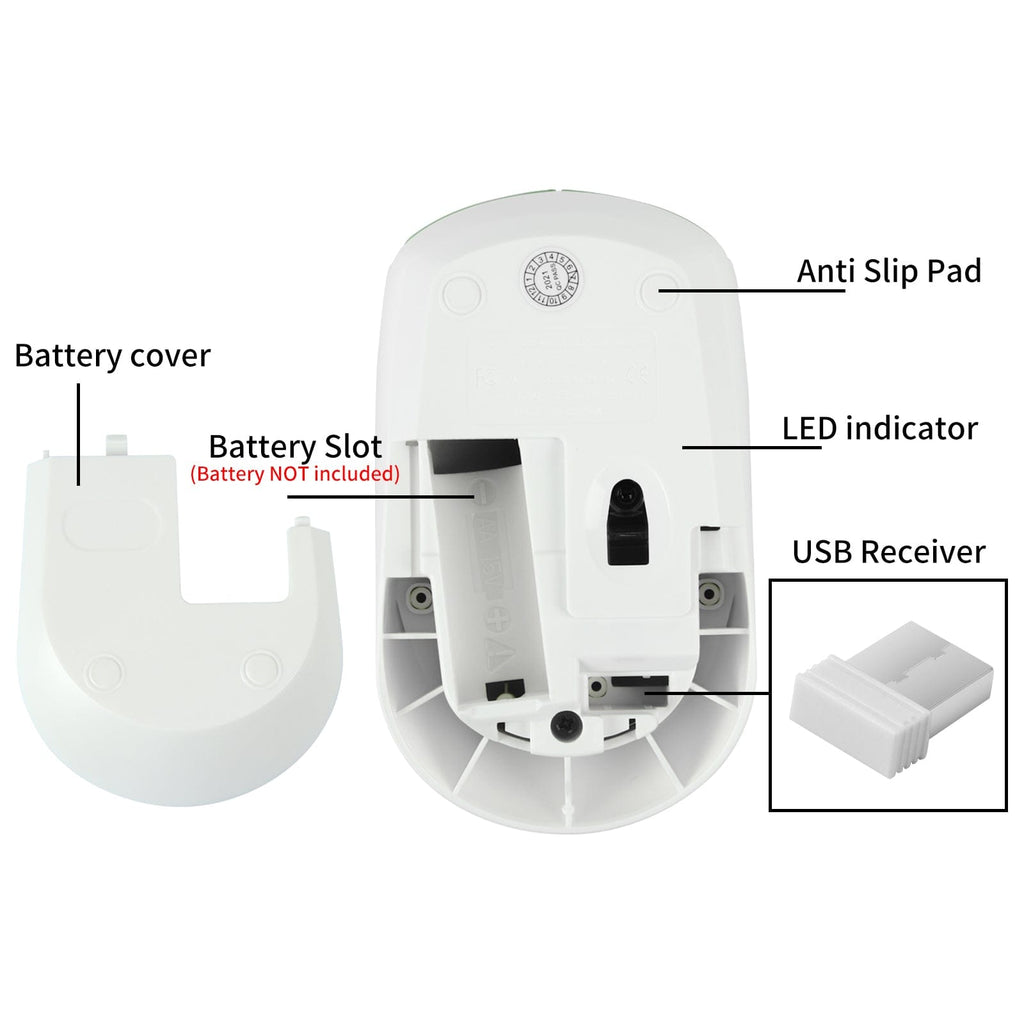 Adorable Wireless Panda Face Computer Mouse highlighting its cute panda face, an ideal gift for panda enthusiasts.