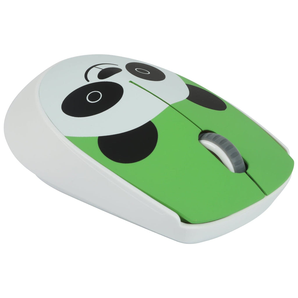 Adorable Wireless Panda Face Computer Mouse, showcasing its cute design and ergonomic features for comfortable use.