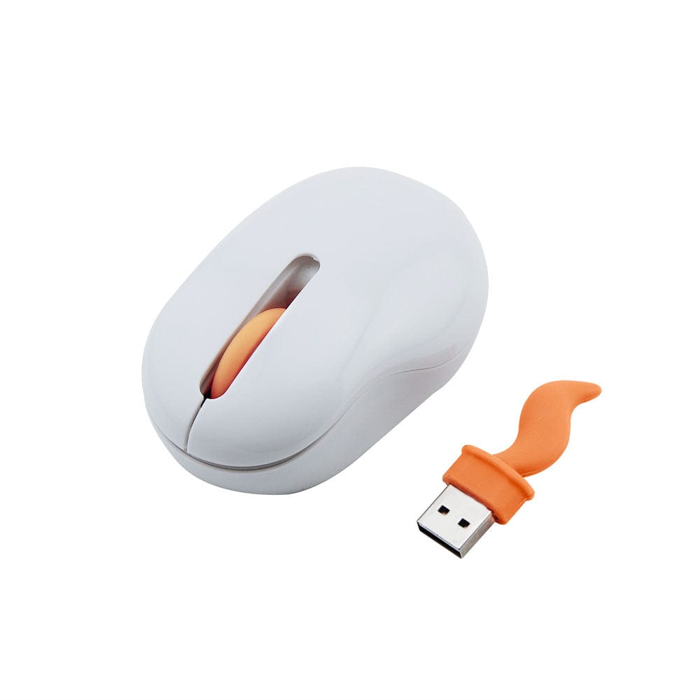 Curly Pig Tail Wireless Mouse, ideal for gifting or personal use for a playful desk environment.