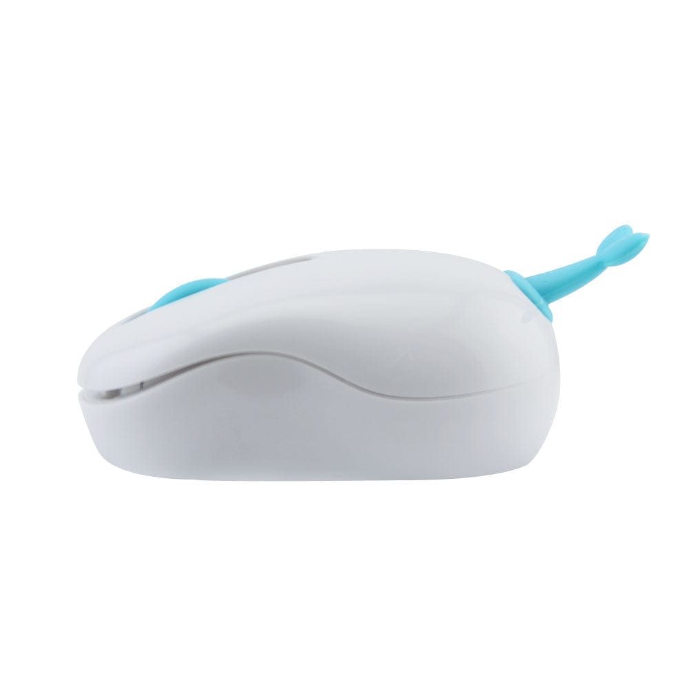 Fun Wireless Tail Mouse with a bushy fox tail, USB connectivity, compatible with Windows, Mac, and Linux, ideal for tech lovers.