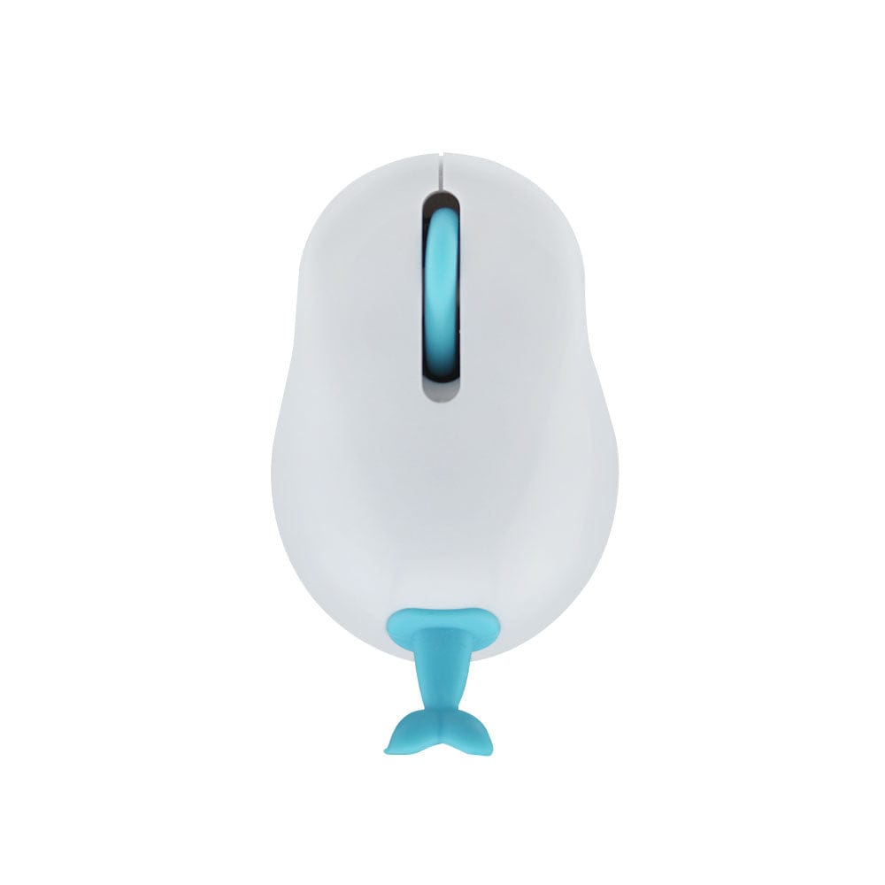 Fun Wireless Tail Computer Mouse with Curly Pig Tail, compatible with Windows, Mac, and Linux, adding a humorous touch to your workspace.