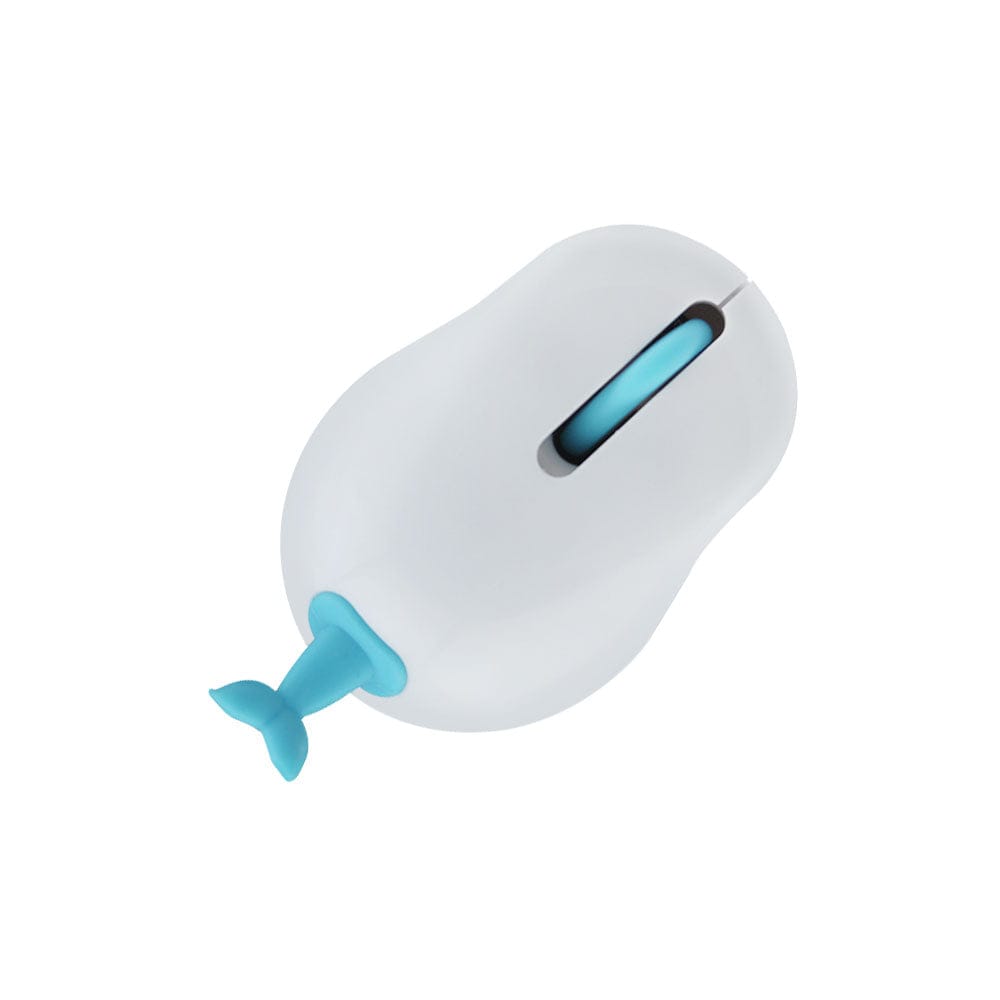 Wireless mouse featuring a playful curly pig or bushy fox tail, ideal for adding some fun to your workspace.