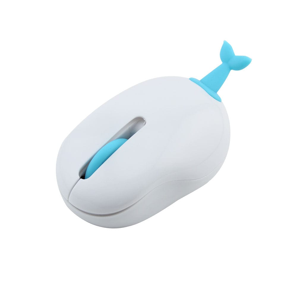 Cute ergonomic Fun Wireless Tail Mouse, compatible with Windows, Mac, Linux, and Chromebook.