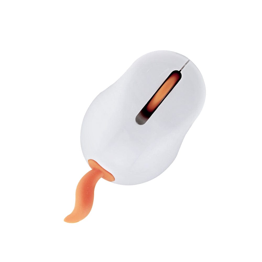 Fun Wireless Tail Computer Mouse featuring Bushy Fox Tail, compatible with Windows, Mac, and Linux - Perfect for gifting.