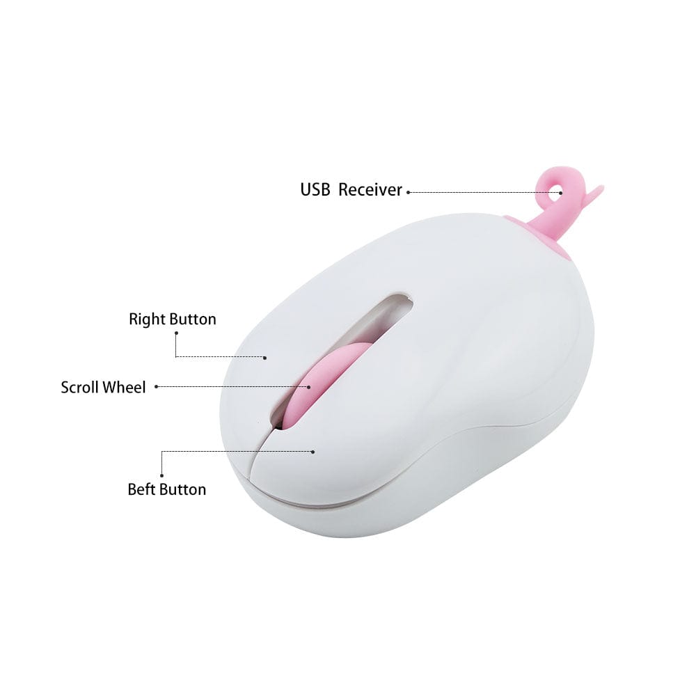 Fun Wireless Tail Computer Mouse with Bushy Fox Tail – A delightful mouse compatible with Windows, Mac, Linux.