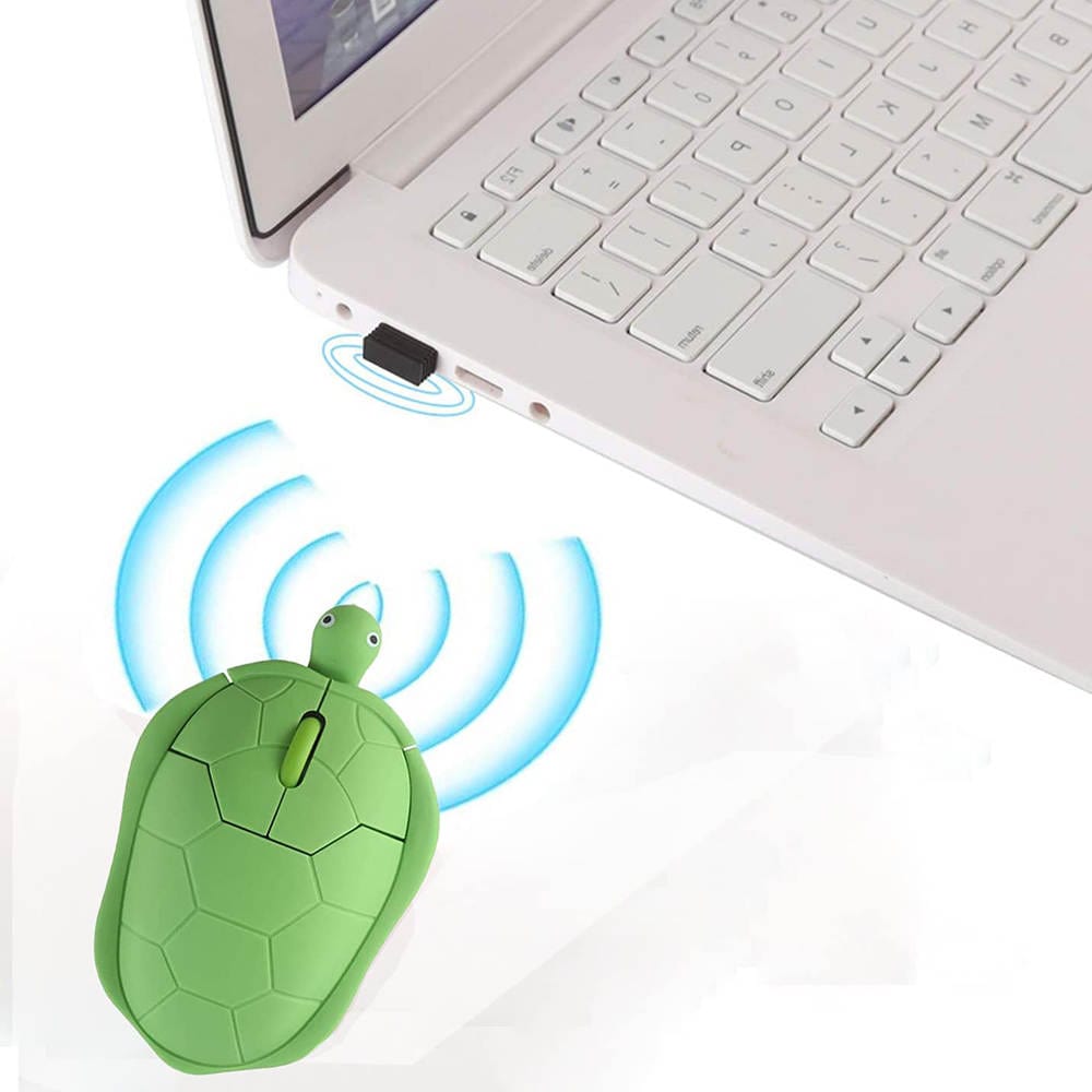 Fun Wireless Turtle Mouse – a perfect gift for turtle lovers, featuring a playful design and ergonomic features.